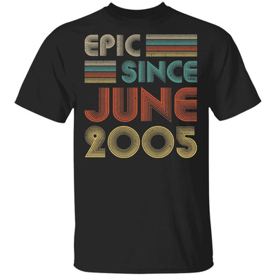 Epic Since June 2005 Vintage 17th Birthday Gifts T-Shirt & Hoodie | Teecentury.com