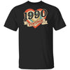 32th Birthday Gifts Classic Retro Heart Vintage 1990 T-Shirt & Tank Top | Teecentury.com
