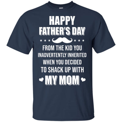 Happy Fathers Day From The Kid Bonus Step Dad Gift T-Shirt & Hoodie | Teecentury.com