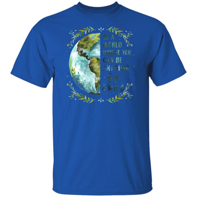 In A World Where You Can Be Anything Be Kind Sign Language T-Shirt & Hoodie | Teecentury.com