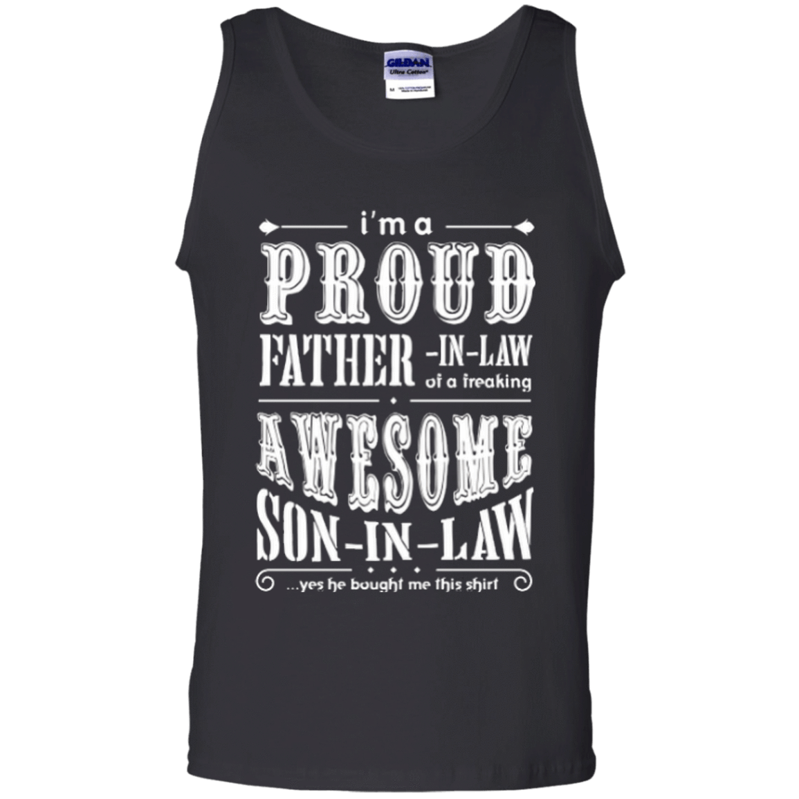 I'm a proud father-in-law of a freaking awesome son-in-law T-Shirt & Hoodie | Teecentury.com