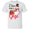 I Love Being A Gigi Snowman Gift For Christmas Day T-Shirt & Sweatshirt | Teecentury.com