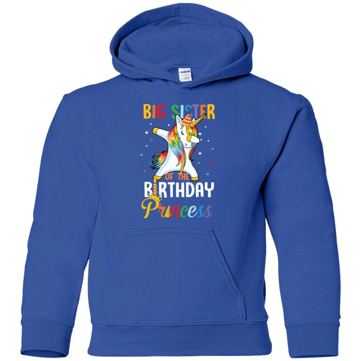 Proud Big Sister Of A Birthday Princess Unicorn Dab Youth Youth Shirt | Teecentury.com