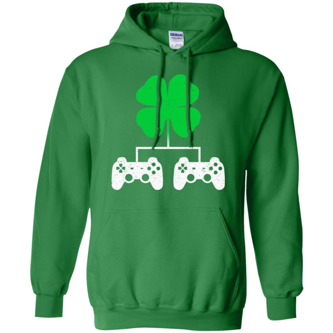 Video Game Clover Controller Gamer St Patrick's Day T-Shirt & Hoodie | Teecentury.com