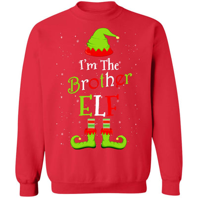 I'm The Brother Elf Family Matching Funny Christmas Group Gift T-Shirt & Sweatshirt | Teecentury.com