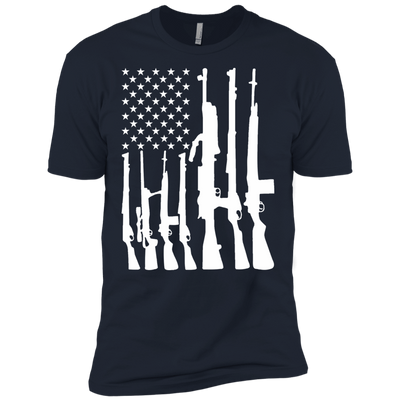 Rifle American Flag Machine Gun Rights T-Shirt & Hoodie | Teecentury.com