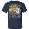 Vintage Best Bulldog Dad Ever Bump Fit Funny Dad Gifts T-Shirt & Hoodie | Teecentury.com