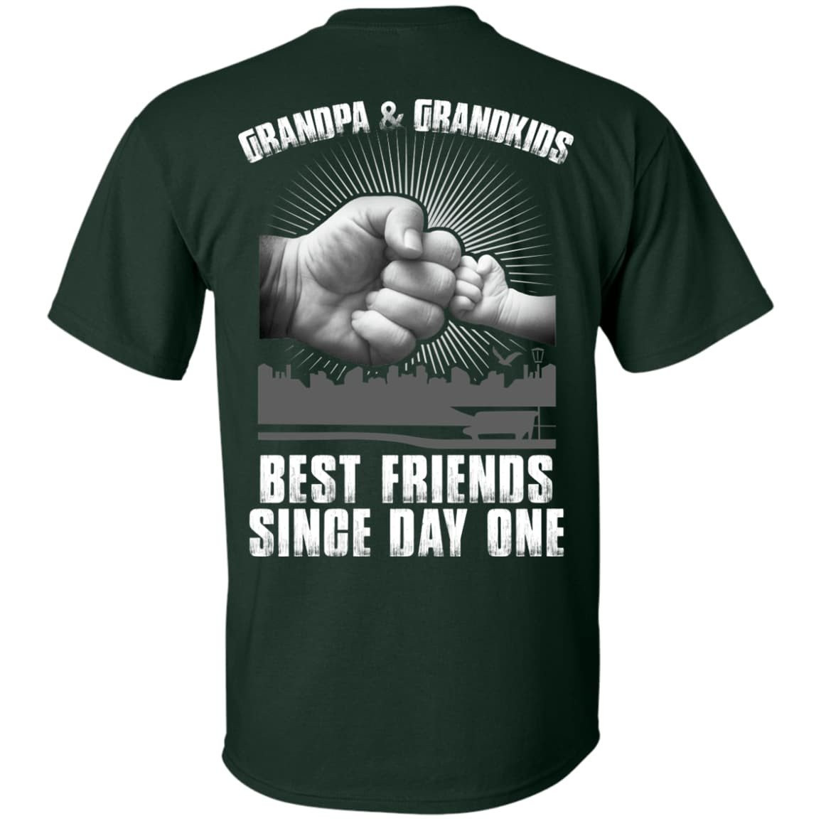 Grandpa And Grandkids Best Friends Single Day One T-Shirt & Hoodie | Teecentury.com