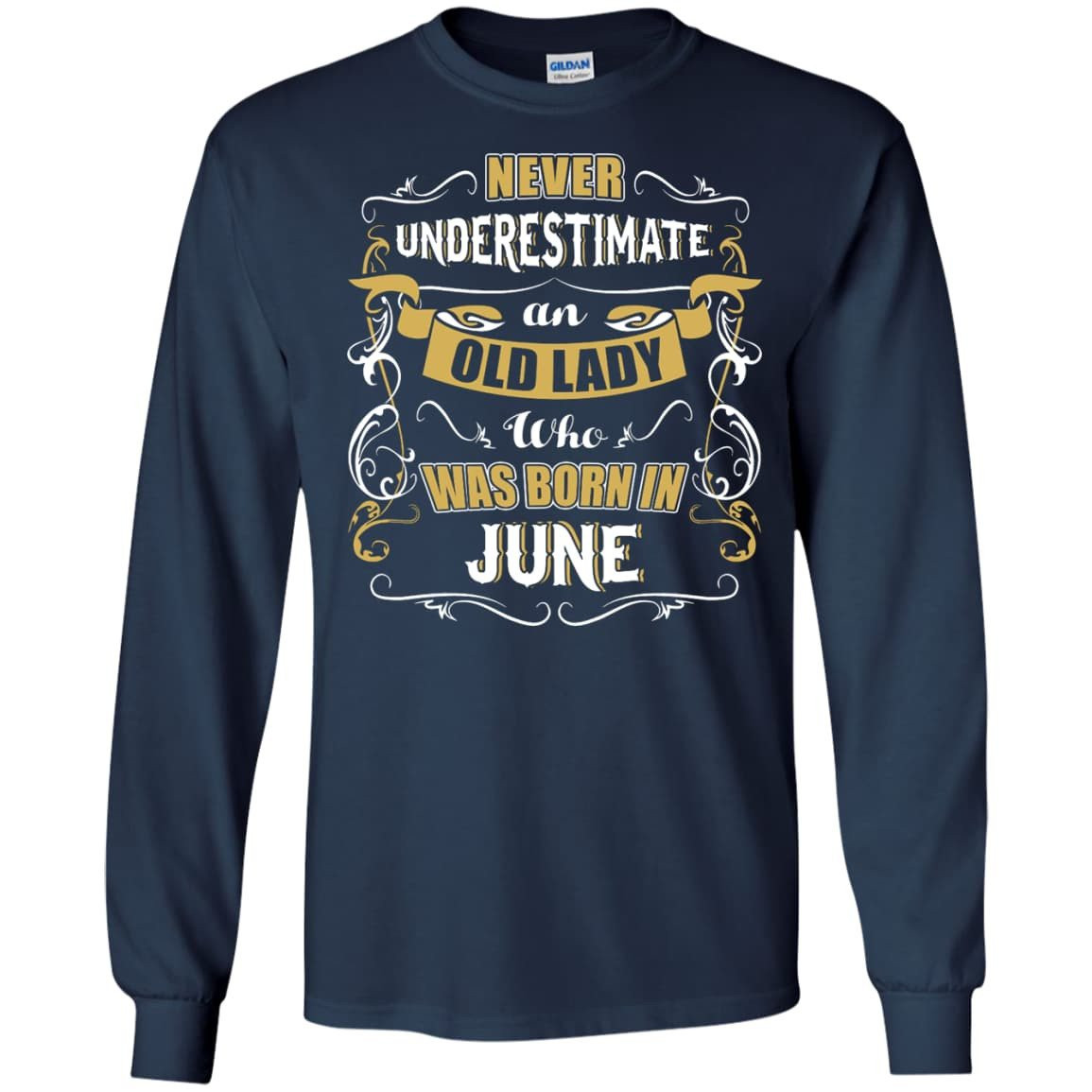 An Old Lady Who Was Born In June T-Shirt & Hoodie | Teecentury.com