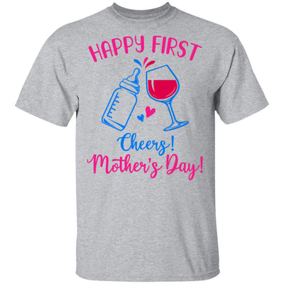 First Mothers Day Mommy Baby Girl Cheers Matching T-Shirt & Tank Top | Teecentury.com