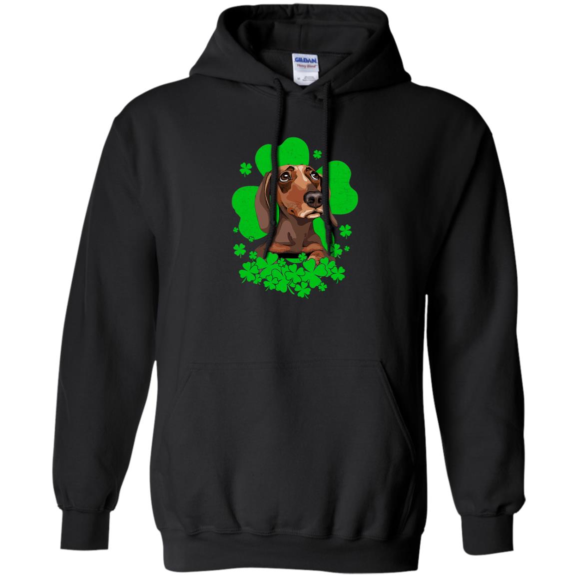 Dachshund St. Patrick's Day Clovers T-Shirt & Hoodie | Teecentury.com