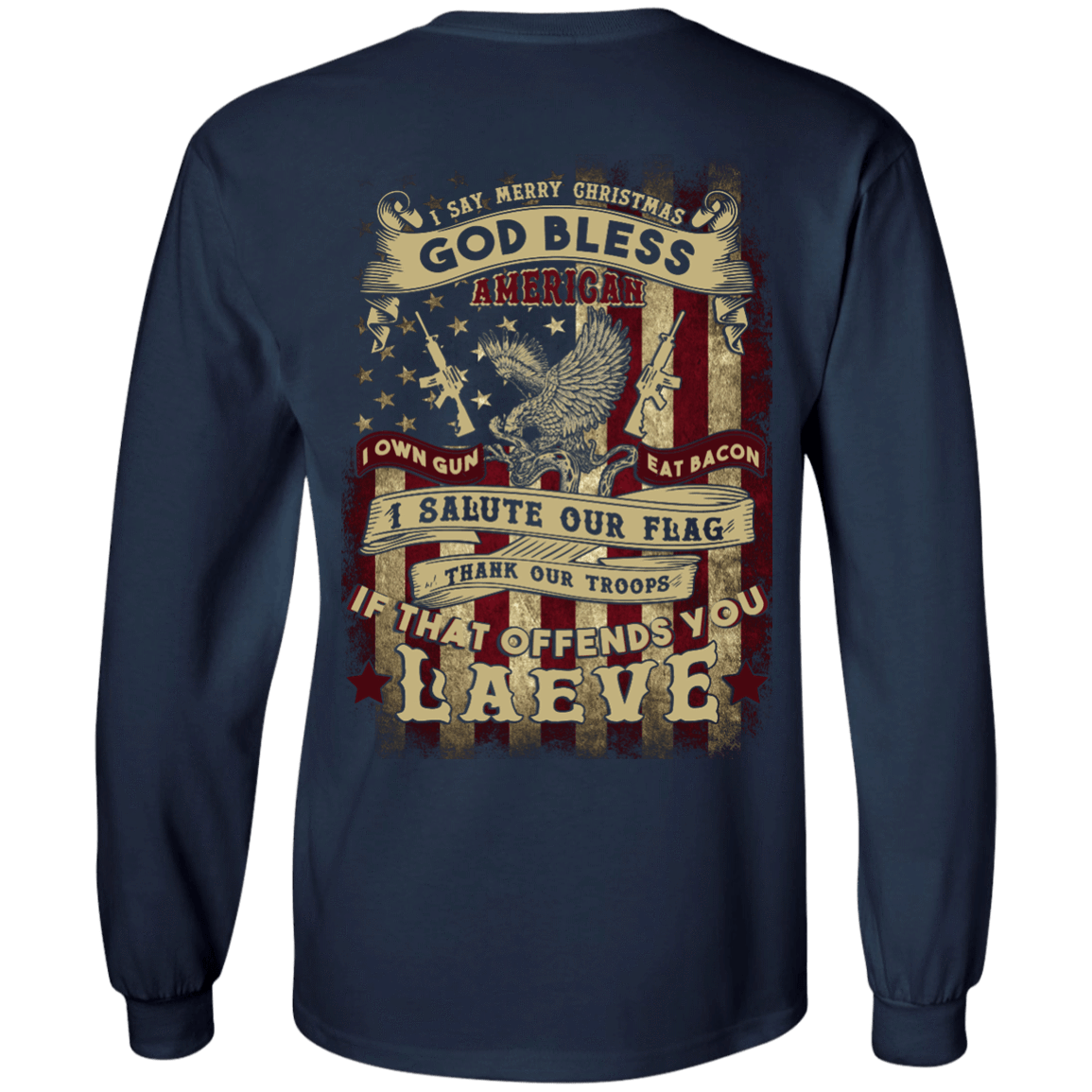 I Say Merry Christmas God Bless America Christmas T-Shirt & Hoodie | Teecentury.com