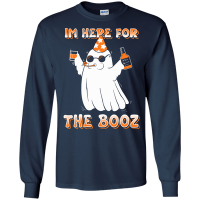 I'm Here For The Booz Halloween T-Shirt & Hoodie | Teecentury.com