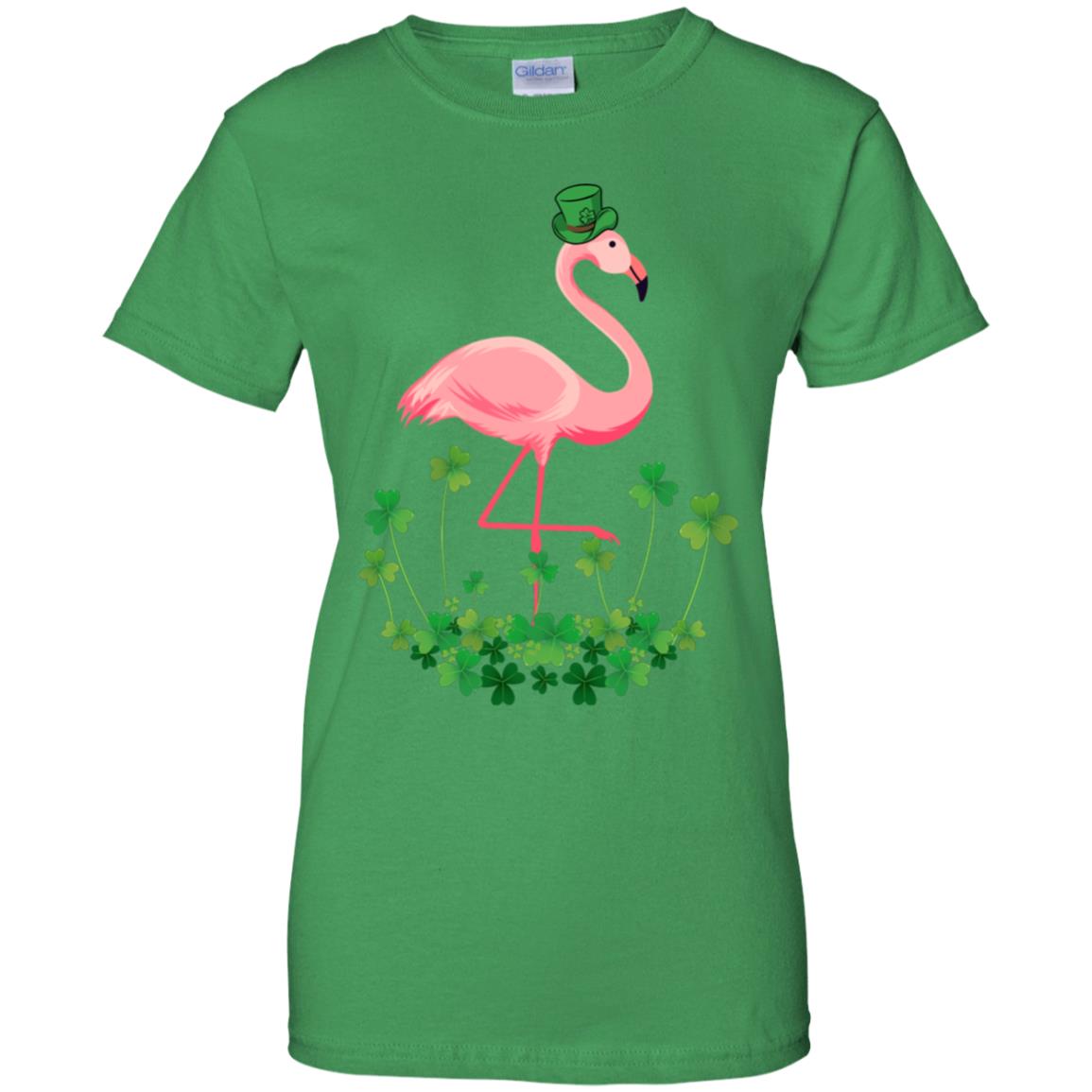 Flamingo Shamrock Happy St Patrick's Day T-Shirt & Hoodie | Teecentury.com
