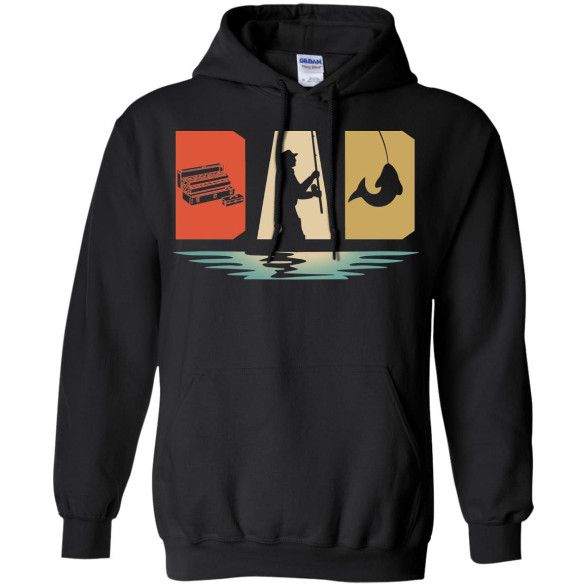 Vintage Fishing Dad Father's Day Gift T-Shirt & Hoodie | Teecentury.com