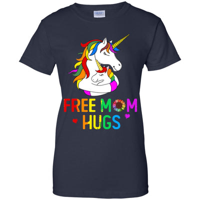 Free Mom Hugs LGBT Gay Unicorn T-Shirt & Hoodie | Teecentury.com