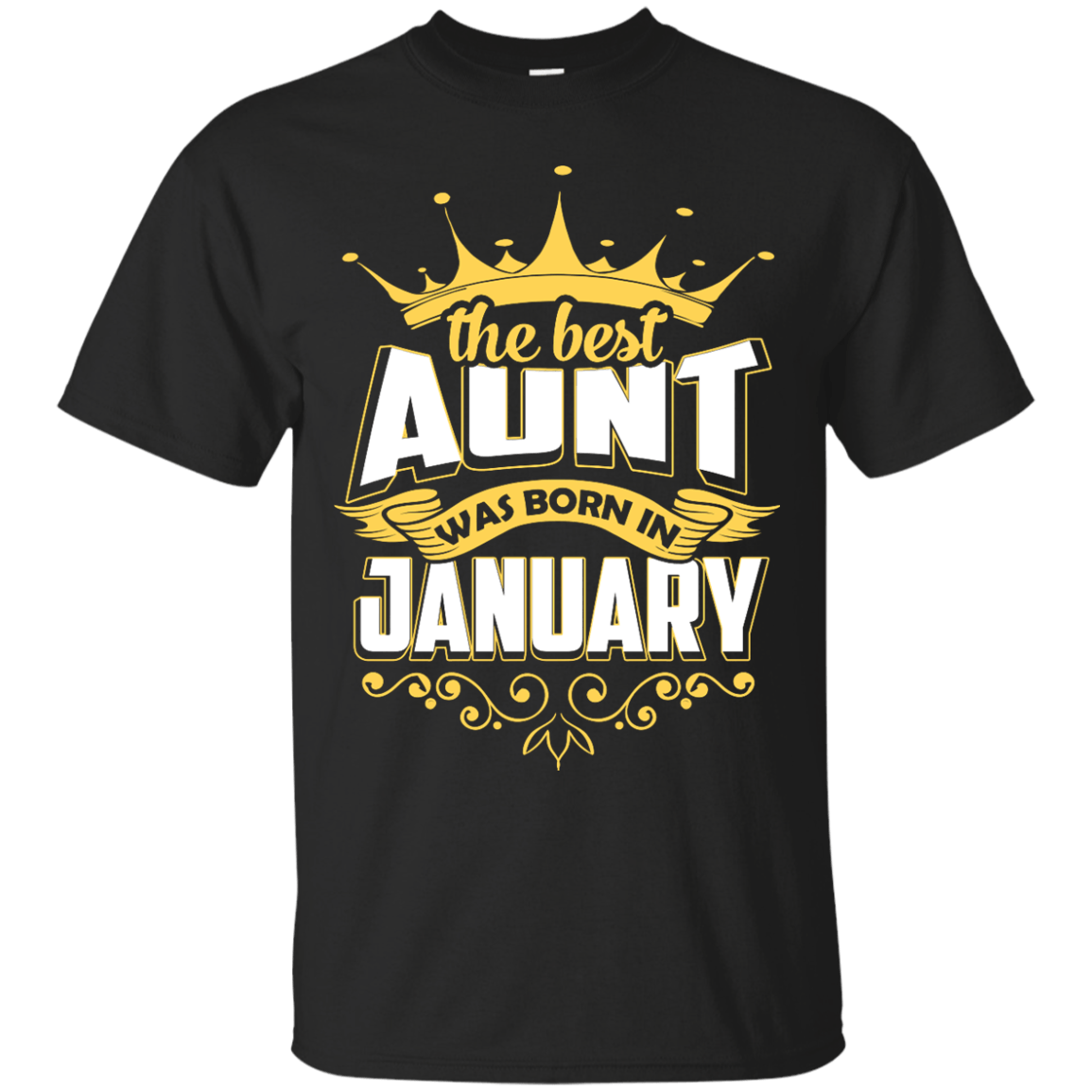 The Best Aunt Was Born In January T-Shirt & Hoodie | Teecentury.com