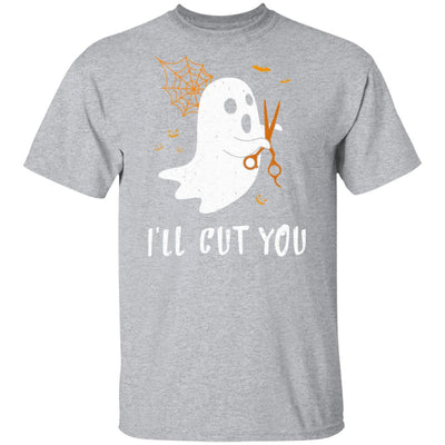 Halloween Boo Ghost I'll Cut You Barber Costume T-Shirt & Hoodie | Teecentury.com