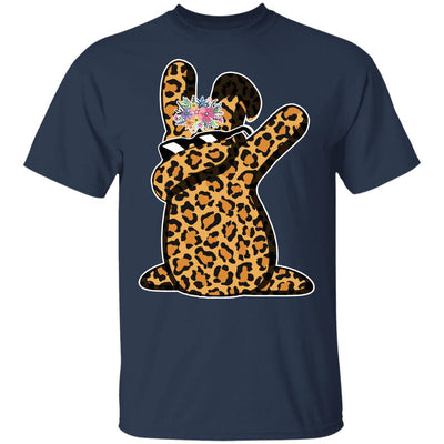 Funny Easter Gift For Her Teen Girls Dabbing Bunny Leopard Youth Youth Shirt | Teecentury.com