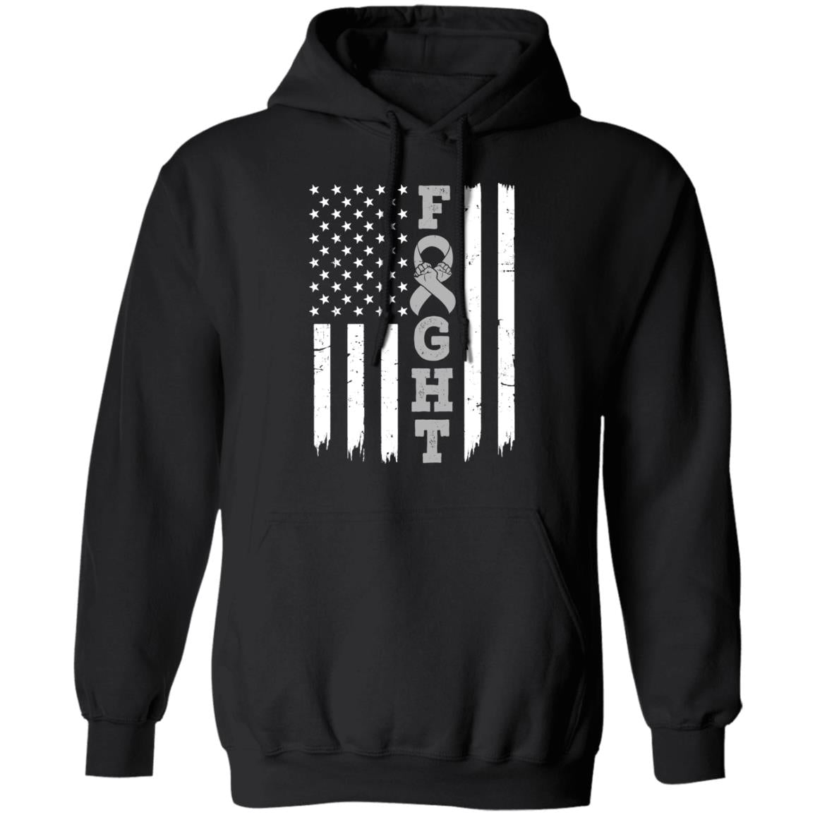Parkinson's Disease Brain Cancer Awareness American Flag T-Shirt & Hoodie | Teecentury.com