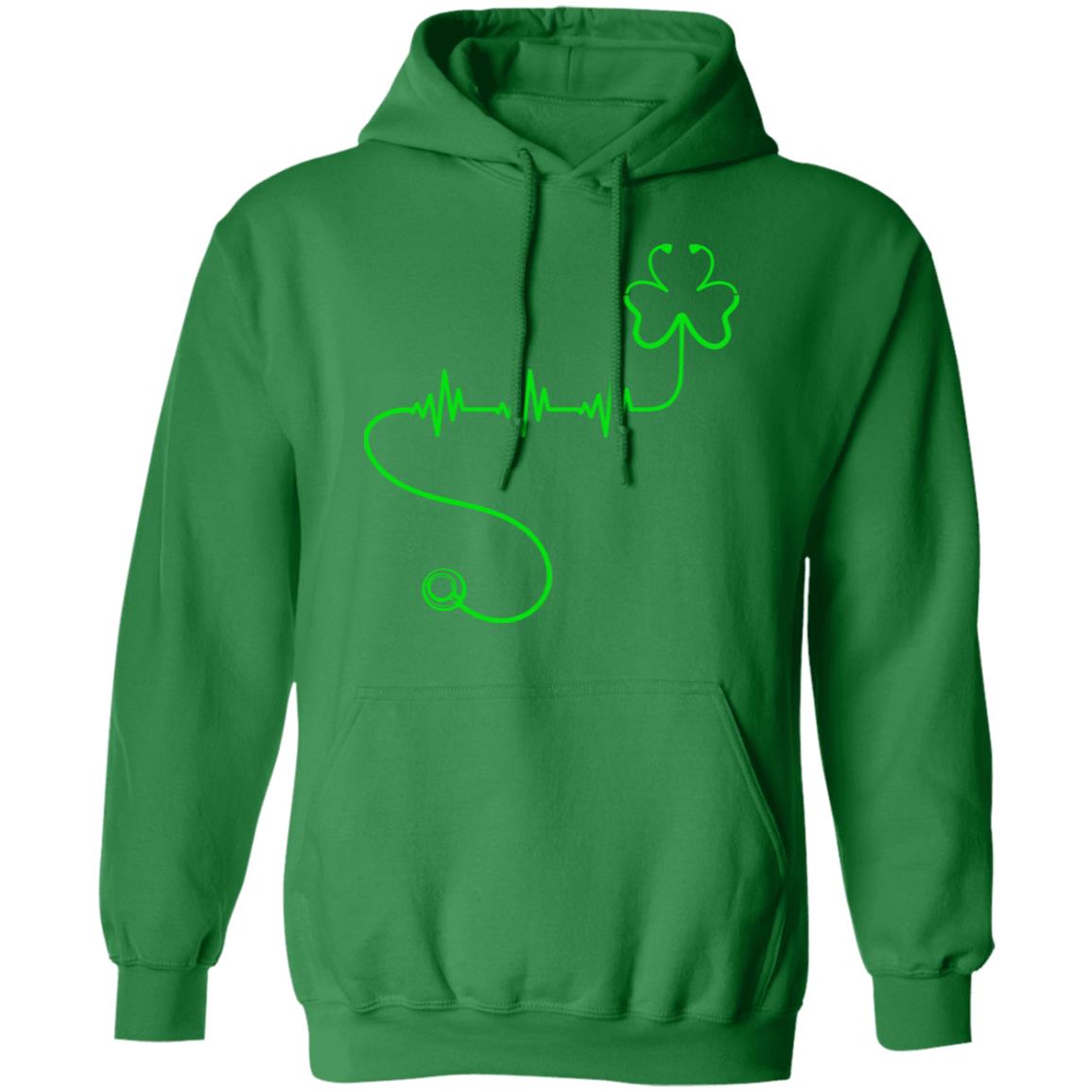 Shamrock Nurse Stethoscopes Heartbeat St Patrick Day T-Shirt & Hoodie | Teecentury.com