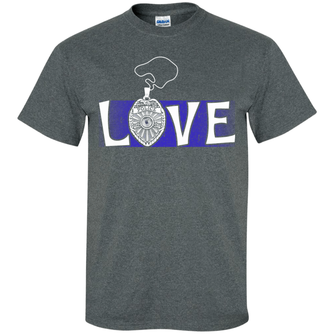 Love Police Thin Blue Line T-Shirt & Hoodie | Teecentury.com