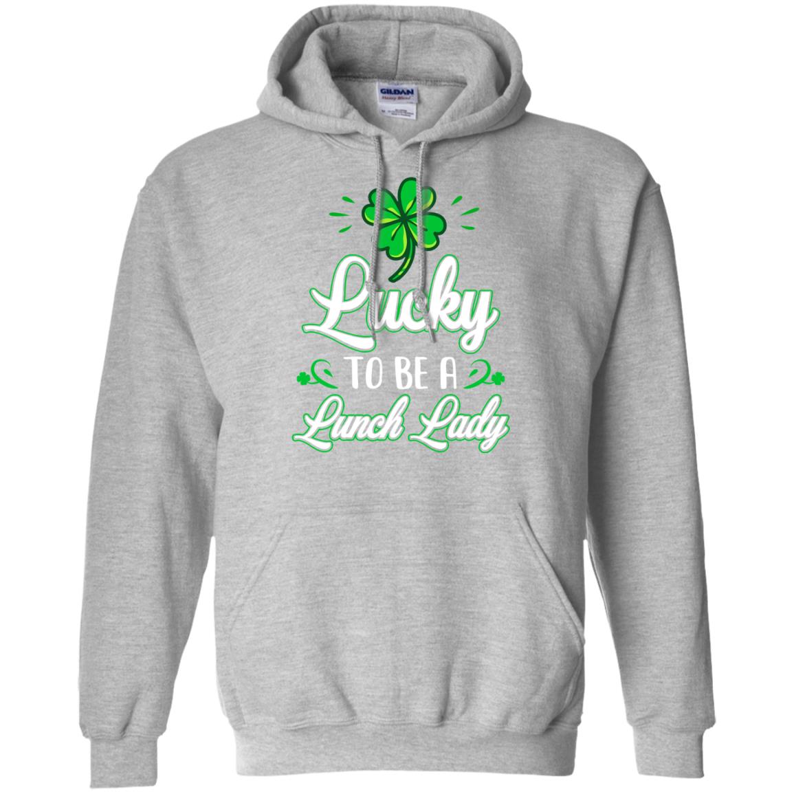 Lucky To Be A Lunch Lady St Patricks Day School Teacher T-Shirt & Hoodie | Teecentury.com
