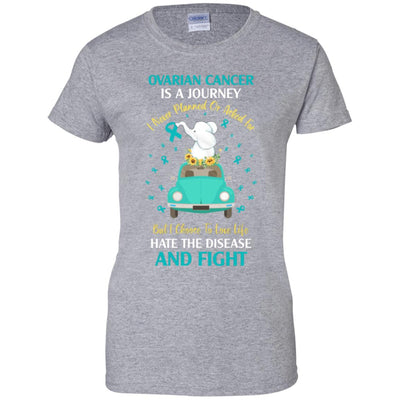 Ovarian Cancer Awareness Is A Journey T-Shirt & Hoodie | Teecentury.com