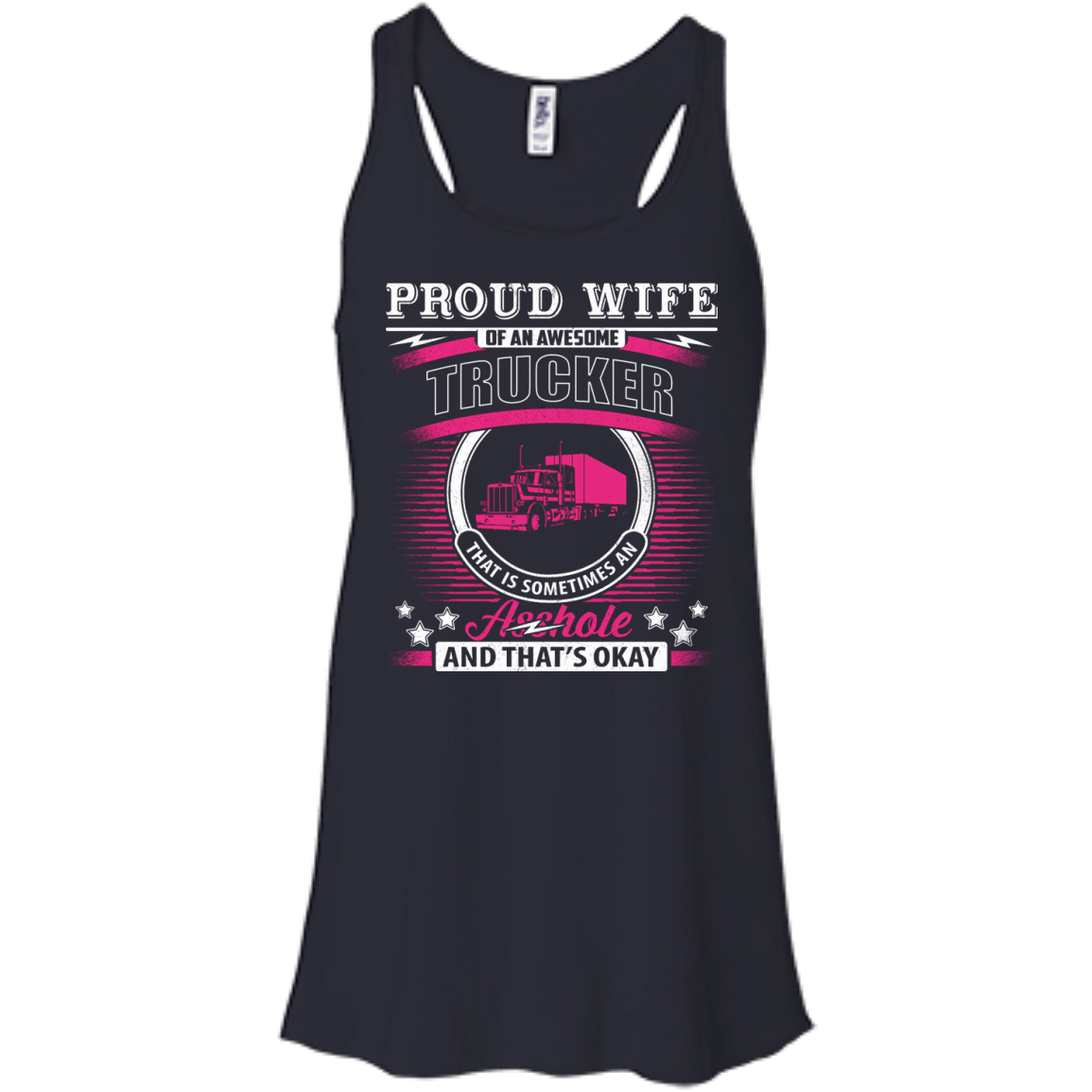 Proud Wife Of An Awesome Trucker T-Shirt & Hoodie | Teecentury.com