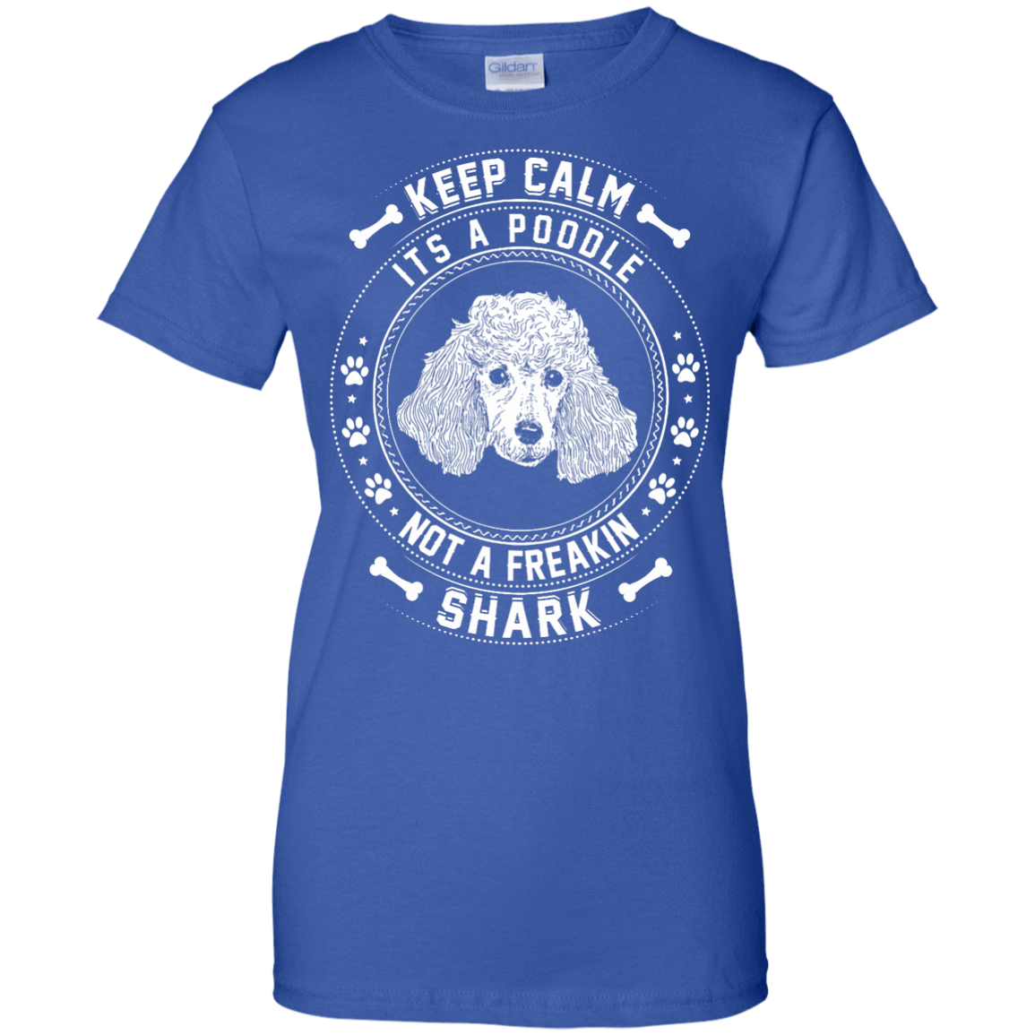 Keep Calm It's A Poodle Not A Freaking Shark T-Shirt & Hoodie | Teecentury.com