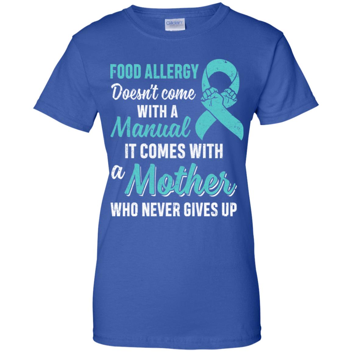 Funny Gift Food Allergy Mom Awareness Warrior T-Shirt