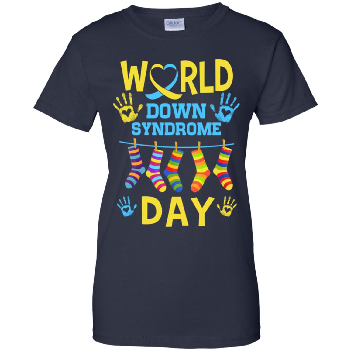 World Down Syndrome Day Gifts Dad Mom Kids Socks T-Shirt & Hoodie | Teecentury.com