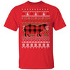 Hippo Red Plaid Ugly Christmas Sweater Funny Gifts T-Shirt & Sweatshirt | Teecentury.com