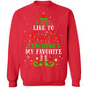 I Just Like to Teach My Favorite Cite Teacher Elf Christmas T-Shirt & Sweatshirt | Teecentury.com