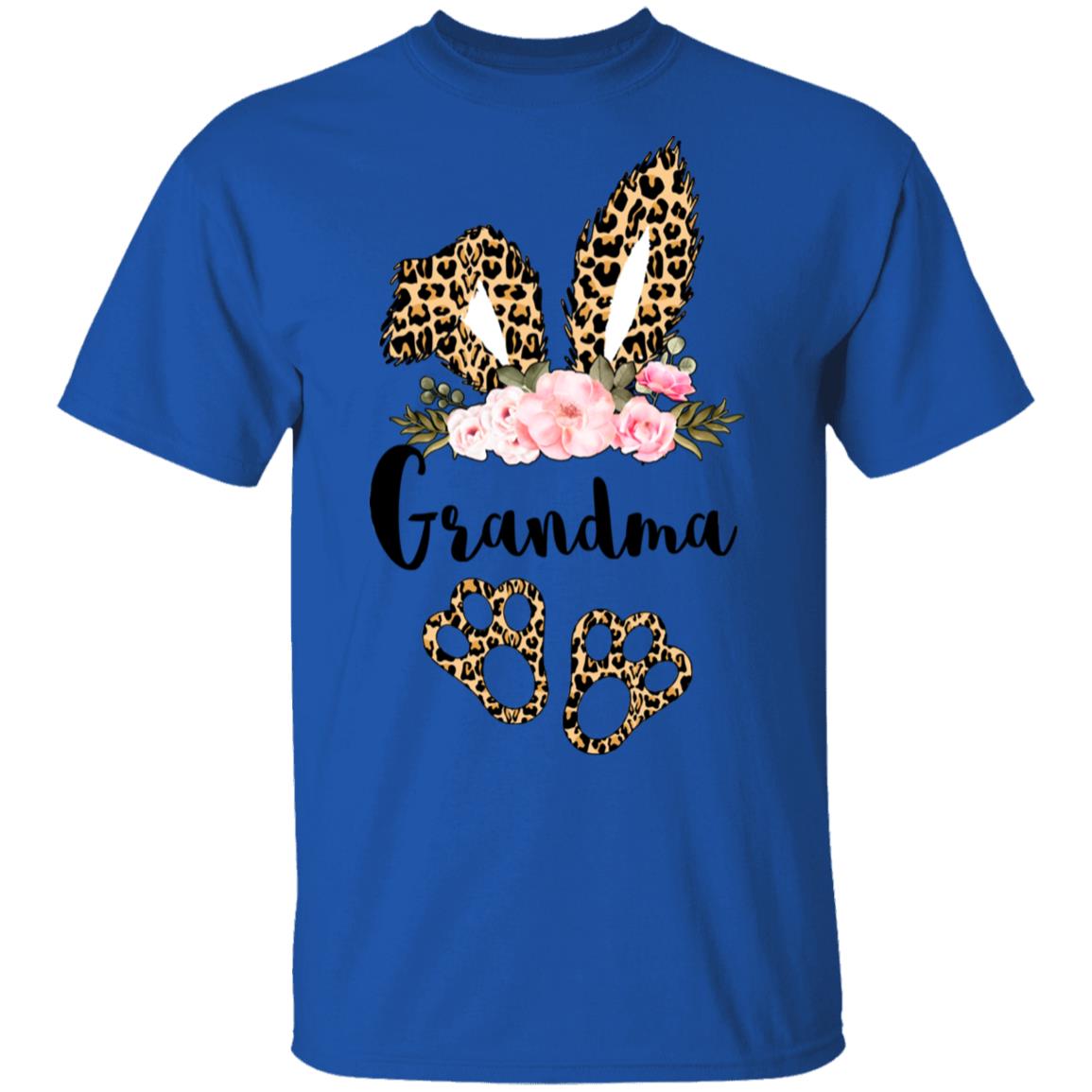Flower Leopard Bunny Grandma Easter Day Women Gifts T-Shirt & Hoodie | Teecentury.com