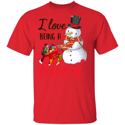 I Love Being A Mimi Snowman Gift For Christmas Day T-Shirt & Sweatshirt | Teecentury.com