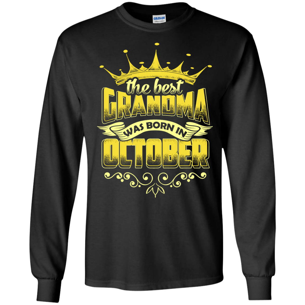 The Best Grandma Was Born In October T-Shirt & Hoodie | Teecentury.com