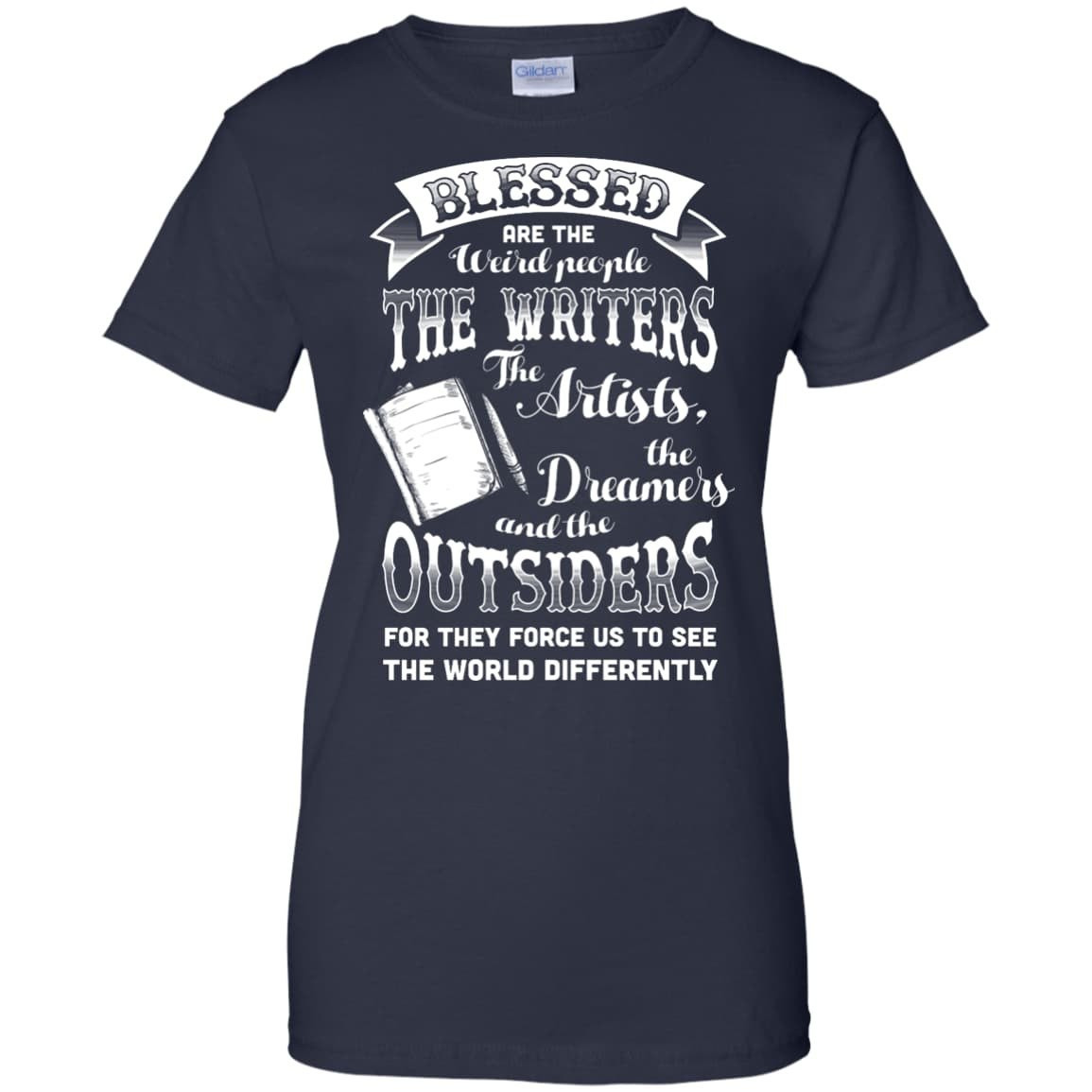 Blessed Are The Weird People The Writers T-Shirt & Hoodie | Teecentury.com