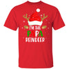 I'm The Papa Reindeer Matching Family Christmas T-Shirt & Sweatshirt | Teecentury.com