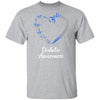 Butterfly Believe Diabetes Awareness Ribbon Gifts T-Shirt & Hoodie | Teecentury.com