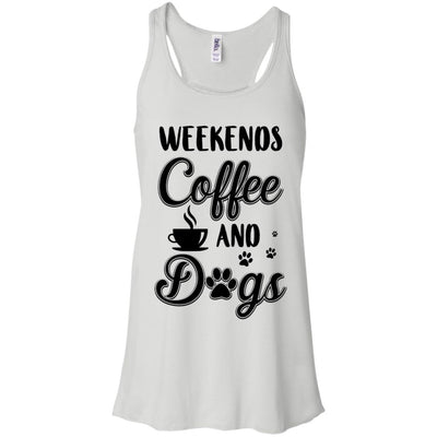 Weekends Coffee And Dogs Lover Gifts T-Shirt & Tank Top | Teecentury.com