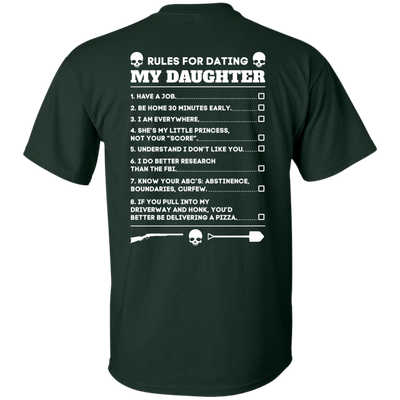 Rules For Dating My Daughter Funny T-Shirt & Hoodie | Teecentury.com