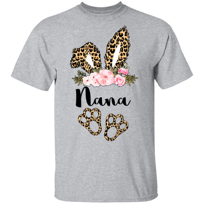 Flower Leopard Bunny Nana Easter Day Women Gifts T-Shirt & Hoodie | Teecentury.com