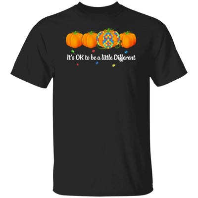 Halloween Autism Pumpkin It's OK To Be A Little Different T-Shirt & Hoodie | Teecentury.com