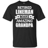 Funny Retired Lineman Make Amazing Grandpa Gifts T-Shirt & Hoodie | Teecentury.com