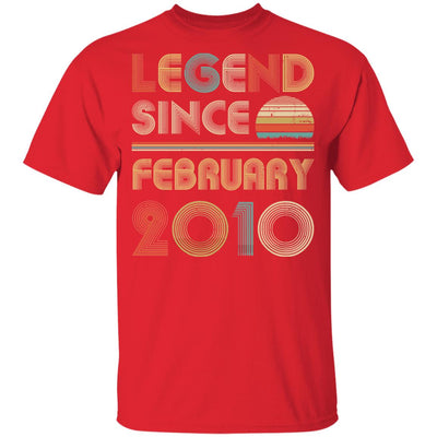 Legend Since February 2010 Vintage 12th Birthday Gifts Youth Youth Shirt | Teecentury.com