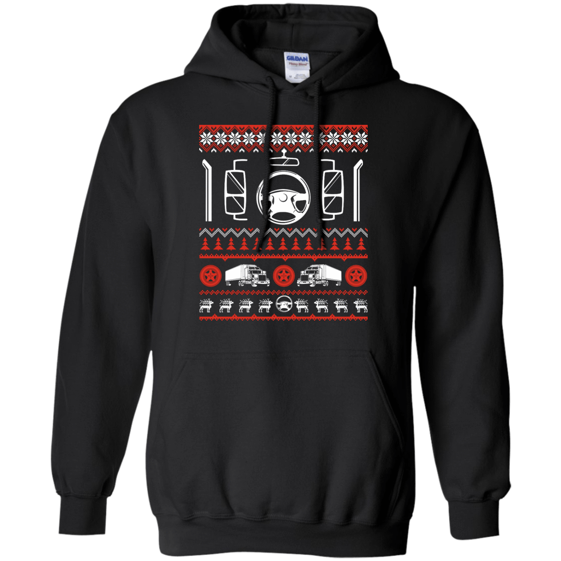 Trucker Christmas Sweater T-Shirt & Hoodie | Teecentury.com