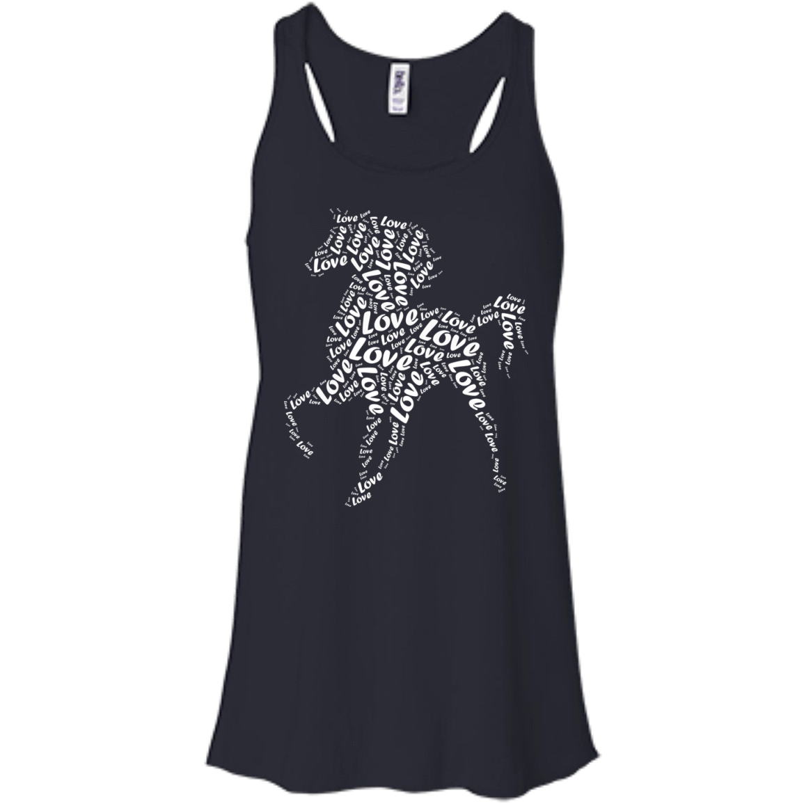 I Love Horse T-Shirt Word Graphic Tee T-Shirt & Hoodie | Teecentury.com