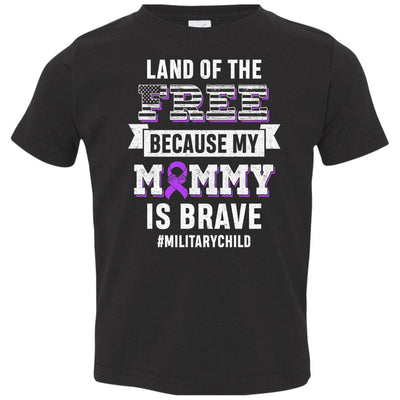 Military Child Month Purple Up Free Brave Mom Pride Youth Youth Shirt | Teecentury.com