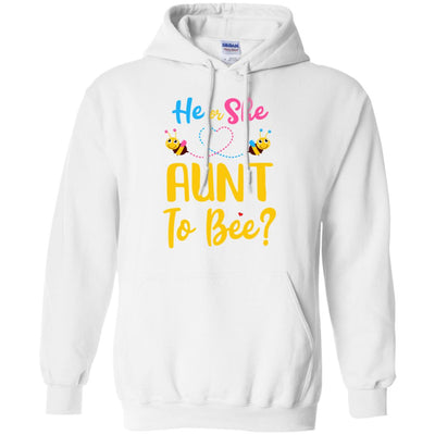 Gender Reveal Pink Or Blue What Will It Bee He Or She Aunt T-Shirt & Hoodie | Teecentury.com